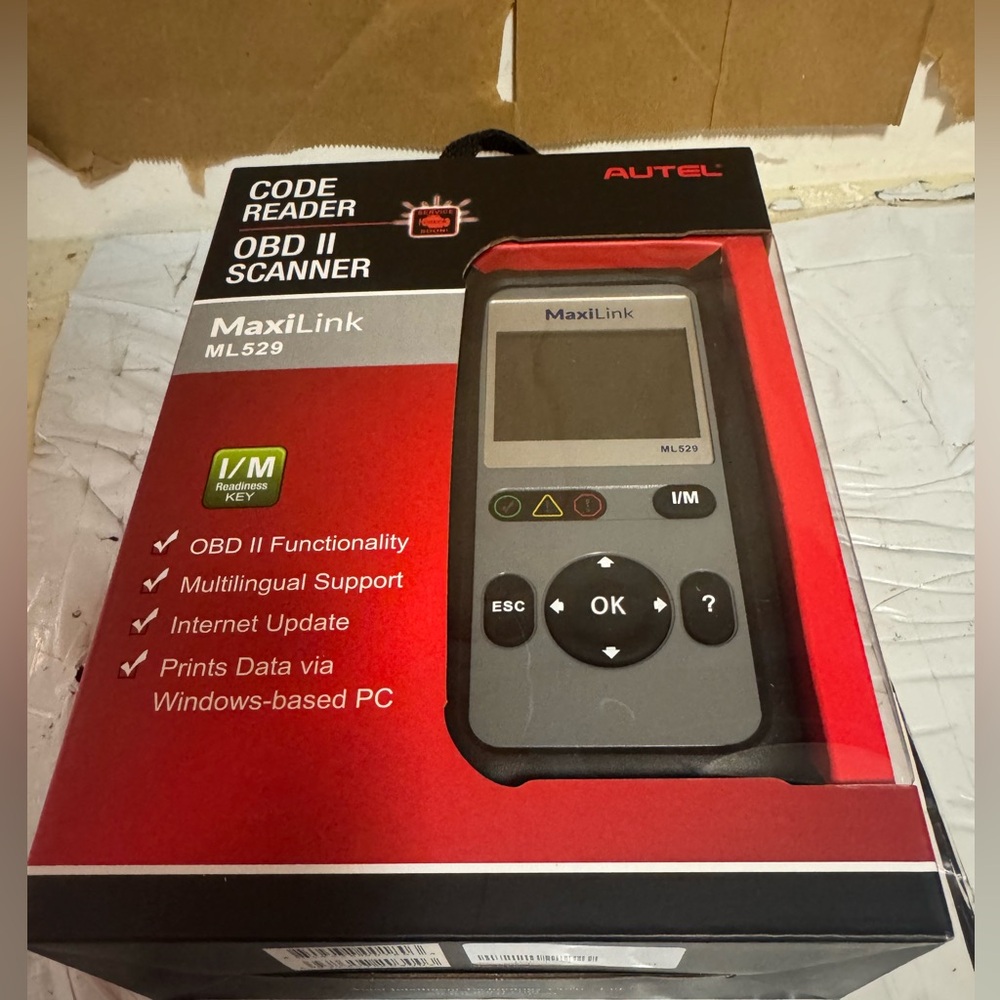 Autel ML529 Code Reader OBD II MaxiLink Professional Auto Diagnostic Scanner - Picture 2 of 7